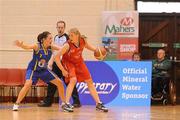 17 January 2010; Suzanne Maguire, DCU Mercy, in action against Miriam Liston, UL Basketball Club. 2010 Basketball Ireland Women's SuperLeague National Cup Semi-Final, UL Basketball Club v DCU Mercy, Neptune Stadium, Cork. Picture credit: Brendan Moran / SPORTSFILE