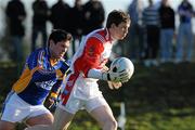 17 January 2010; Neil Gallagher, Louth, in action against Ciaran Jones, Wicklow. O'Byrne Cup, First Round, Wicklow v Louth, Baltinglass GAA Grounds, Baltinglass, Co. Wicklow. Picture credit: Matt Browne / SPORTSFILE