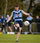 20 February 2016; John Heslin, University College Dublin scoring a first half point. Independent.ie HE GAA Sigerson Cup Final, University College Dublin v Dublin City University, UUJ, Jordanstown, Co. Antrim. Picture credit: Oliver McVeigh / SPORTSFILE