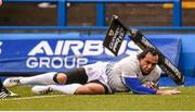 20 February 2016; Isa Nacewa, Leinster, goes over to score his side's try. Guinness PRO12, Round 15, Cardiff v Leinster. BT Sport Cardiff Arms Park, Cardiff, Wales. Picture credit: Stephen McCarthy / SPORTSFILE