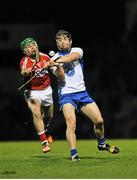 20 February 2016; Jamie Barron, Waterford, in action against Daniel Kearney, Cork. Allianz Hurling League, Division 1A, Round 2, Cork v Waterford, Páirc Ui Rinn, Cork. Picture credit: Eóin Noonan / SPORTSFILE