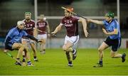 20 February 2016; Joe Canning, Galway, in action against Johnny McCaffrey, Dublin. Allianz Hurling League, Division 1A, Round 2, Dublin v Galway. Parnell Park, Dublin. Picture credit: Piaras Ó Mídheach / SPORTSFILE