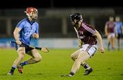 20 February 2016; Niall McMorrow, Dublin, in action against Colm Flynn, Galway. Allianz Hurling League, Division 1A, Round 2, Dublin v Galway. Parnell Park, Dublin. Picture credit: Piaras Ó Mídheach / SPORTSFILE