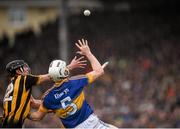 21 February 2016; Brendan Maher, Tipperary, wins possession for his team despite the pressure from James Maher, Kilkenny. Allianz Hurling League, Division 1A, Round 2, Kilkenny v Tipperary, Nowlan Park, Kilkenny. Picture credit: Ray McManus / SPORTSFILE