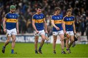 21 February 2016; From left, Andrew Coffey, Patrick Maher, Ronan Maher and John McGrath, Tipperary, leave the field after the game. Allianz Hurling League, Division 1A, Round 2, Kilkenny v Tipperary, Nowlan Park, Kilkenny. Picture credit: Ray McManus / SPORTSFILE