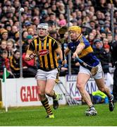 21 February 2016; T J Reid, Kilkenny, in action against Padraic Maher, Tipperary. Allianz Hurling League, Division 1A, Round 2, Kilkenny v Tipperary, Nowlan Park, Kilkenny. Picture credit: Dean Cullen / SPORTSFILE