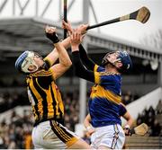 21 February 2016; T J Reid, Kilkenny, in action against Tomás Hamill, Tipperary. Allianz Hurling League, Division 1A, Round 2, Kilkenny v Tipperary, Nowlan Park, Kilkenny. Picture credit: Dean Cullen / SPORTSFILE