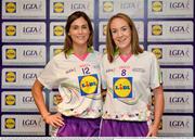 1 June 2016; Lidl National Football League Division 2 Team of the League 2016 Clare players Niamh Keane, left, and Louise Henchy at the Lidl Ladies Team of The Leagues Award Night. The Lidl Teams of the League were presented at Croke Park with 60 players recognised for their performances throughout the 2016 Lidl National Football League Campaign. The 4 teams were selected by opposition managers who selected the best players in their position with the players receiving the most votes being selected in their position. Croke Park, Dublin. Photo by Cody Glenn/Sportsfile