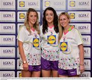 1 June 2016; Lidl National Football League Division 2 Team of the League 2016 Westmeath players, from left, Johanna Maher, Laura Brennan, and Fiona Claffey at the Lidl Ladies Team of The Leagues Award Night. The Lidl Teams of the League were presented at Croke Park with 60 players recognised for their performances throughout the 2016 Lidl National Football League Campaign. The 4 teams were selected by opposition managers who selected the best players in their position with the players receiving the most votes being selected in their position. Croke Park, Dublin. Photo by Cody Glenn/Sportsfile