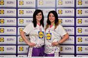 1 June 2016; Lidl National Football League Division 2 Team of the League 2016 Cavan players, Aisling Doonan, left, and JoAnne Moore at the Lidl Ladies Team of The Leagues Award Night. The Lidl Teams of the League were presented at Croke Park with 60 players recognised for their performances throughout the 2016 Lidl National Football League Campaign. The 4 teams were selected by opposition managers who selected the best players in their position with the players receiving the most votes being selected in their position. Croke Park, Dublin. Photo by Cody Glenn/Sportsfile