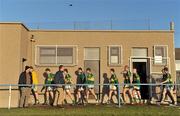 16 January 2010; The Kerry team make their way back to the dressing rooms after the game. McGrath Cup, Preliminary Round, Kerry v IT Tralee, Strand Road Pitch, Kerins O'Rahillys GAA Club, Tralee, Co. Kerry. Picture credit: Brendan Moran / SPORTSFILE