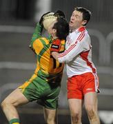 20 January 2010; Kevin Cassidy, Donegal, in action against Enda McGinley, Tyrone. Barrett Sports Lighting Dr. McKenna Cup, Group B, Donegal v Tyrone, MacCumhaill Park, Ballybofey, Co. Donegal. Picture credit: Oliver McVeigh / SPORTSFILE