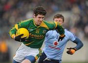 24 January 2010; Stephen Kennedy, Meath, in action against Paul Conlon, Dublin. O'Byrne Cup Quarter-Final, Dublin v Meath, Parnell Park, Dublin. Picture credit: Ray McManus / SPORTSFILE