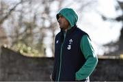23 February 2016; Ireland's Simon Zebo arriving for squad training. Carton House, Maynooth, Co. Kildare. Picture credit: David Maher / SPORTSFILE