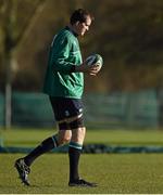 23 February 2016; Ireland's Devin Toner during squad training. Carton House, Maynooth, Co. Kildare. Picture credit: Brendan Moran / SPORTSFILE