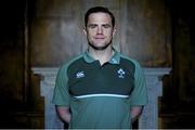 23 February 2016; Ireland's Jamie Heaslip after a press conference. Carton House, Maynooth, Co. Kildare. Picture credit: David Maher / SPORTSFILE