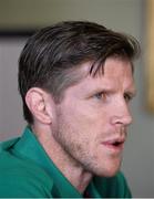 23 February 2016; Ireland forwards coach Simon Easterby during a press conference. Carton House, Maynooth, Co. Kildare. Picture credit: David Maher / SPORTSFILE