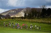 23 February 2016; A general view during the Senior Boys race at the GloHealth Connacht Schools' Cross Country Championships. Calry Community Park, Sligo. Picture credit: Ramsey Cardy / SPORTSFILE