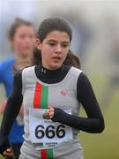 23 January 2010; Francesca Brown, City of Lisburn AC, in action during the Under 15 Girls Race. Antrim IAAF International Cross Country. Greenmount Campus, Belfast, Co. Antrim. Picture credit: Oliver McVeigh / SPORTSFILE