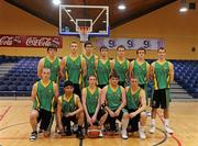 26 January 2010; The St. Benildus, Dublin, team. All-Ireland School Cup Finals 2010, U19 Boys A Final, Calasanctius College Oranmore v St .Benildus, Dublin, National Basketball Arena, Tallaght, Dublin. Picture credit: Brian Lawless / SPORTSFILE  *** Local Caption ***