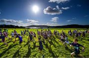 23 February 2016; A general view of the start of the Junior Boys race at the GloHealth Connacht Schools' Cross Country Championships. Calry Community Park, Sligo. Picture credit: Ramsey Cardy / SPORTSFILE