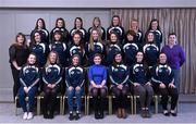 23 February 2016; The Women's Gaelic Players Association presented its third level scholarships for 2016 today at Druid's Glen Hotel in Wicklow. A total of 23 scholarships have been awarded to third-level students who are also intercouty Ladies Football and Camogie players, with the message to the recipients to &quot;Go Higher&quot; both on and off the field. Players from 16 different counties, studying both undergraduate and postgraduate courses have been awarded in the second year of the scheme by the WGPA, which now has over 1,100 members. Pictured are Dr. Aoife Lane, Chair of the WPGA, with Maureen King, Head of Ladies HEC, Stephen Hoary, Camogie CCAO, with some of the players who received a scholarships from the WGPA. Druids Glen Hotel, Newtownmountkennedy, Wicklow. Picture credit: Matt Browne / SPORTSFILE