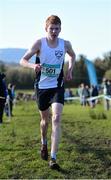 23 February 2016; Ben Walsh, Rice College, Westport, competing in the Intermediate Boys at the GloHealth Connacht Schools' Cross Country Championships. Calry Community Park, Sligo. Picture credit: Ramsey Cardy / SPORTSFILE
