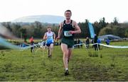 23 February 2016; Damien O'Boyle, Ballinode Community College, competing in the Senior Boys race at the GloHealth Connacht Schools' Cross Country Championships. Calry Community Park, Sligo. Picture credit: Ramsey Cardy / SPORTSFILE