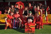 24 February 2016; CBC supporters before the game. Munster Schools Senior Cup, Semi-Final, CBC v PBC, Irish Independent Park, Cork. Picture credit: Eóin Noonan / SPORTSFILE