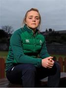 25 February 2016; Ireland's Cliodhna Moloney following a press conference. Railway Union RFC, Dublin. Picture credit: Seb Daly / SPORTSFILE