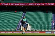 26 February 2016; Ireland head coach Joe Schmidt during the captain's run. Ireland Rugby Captain's Run. Twickenham Stadium, Twickenham, London, England. Picture credit: Brendan Moran / SPORTSFILE