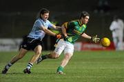 27 January 2010; Cian Ward, Meath, in action against Conor McCormac, Dublin. O'Byrne Cup Quarter-Final replay, Meath v Dublin, Pairc Tailteann, Navan, Co. Meath. Photo by Sportsfile