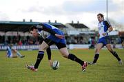 30 January 2010; Richard Lane, Cork Constitution, scores his side's first try. AIB Cup Final, Cork Constitution v Garryowen, Dubarry Park, Athlone, Co. Westmeath. Picture credit: Stephen McCarthy / SPORTSFILE