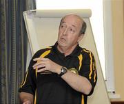 30 January 2010; Terence McWilliams Provincial Games Manager, speaking during the 6th annual O'Neills Ulster GAA Coaching & Games Development Conference 2010. The Conference targets coaches who are working with youth players from 13-18 years. The conference consolidates the coach education work that is ongoing within the County programmes and the Provincial Coach Development Programme. Ulster coaches are constantly refocusing and challenging their coaching practices and the speakers this year will again challenge the coaches to raise the bar. O'Neills Ulster GAA Coaching & Games Development Conference 2010,  Glenavon Hotel, Cookstown, Co. Tyrone. Picture credit: Oliver McVeigh / SPORTSFILE