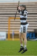 27 February 2016; Seán Carey, St. Kieran’s, son of former Kilkenny hurler DJ Carey, celebrates at the final whistle. Top Oil Leinster Colleges Senior A Hurling Championship Final, St. Kieran’s v Kilkenny CBS, Nowlan Park, Kilkenny. Picture credit: Piaras Ó Mídheach / SPORTSFILE