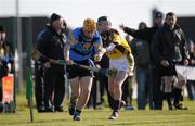 31 January 2010; Liam Ryan, UCD, in action against Tomás McMahon, Wexford. Walsh Cup Quarter-Final, Wexford v UCD, Pairc Ui Siochan, Gorey, Co. Wexford. Picture credit: Daire Brennan / SPORTSFILE