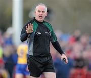 31 January 2010; Referee John Sexton. Munster GAA Waterford Crystal Hurling Cup Semi-Final, Waterford v Clare, Ballyduff GAA Grounds, Ballyduff Upper, Waterford. Picture credit: Matt Browne / SPORTSFILE *** Local Caption ***