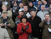 3 February 2010; Coursing fans watch the action during the Boylesports.com Derby. 85th National Coursing Meeting - Wednesday, Powerstown Park, Clonmel, Co. Tipperary. Picture credit: Brian Lawless / SPORTSFILE