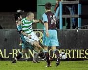 3 February 2010; Scott Brown, Glasgow Celtic XI, shoots to score his side's second goal. Pre-Season Friendly, Drogheda United v Glasgow Celtic XI, United Park, Drogheda, Co. Louth. Photo by Sportsfile