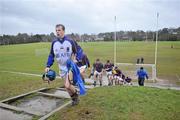 4 February 2010; UL goalkeeper Seamus O Diomasaigh leads his team back to the dressing rooms after the game. Ulster Bank Fitzgibbon Cup Round 1, University of Limerick v St Patrick's Training College, University of Limerick, Limerick. Picture credit: Diarmuid Greene / SPORTSFILE