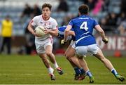 28 February 2016; Mark Bradley, Tyrone, in action against David Seale, Laois. Allianz Football League, Division 2, Round 3, Laois v Tyrone, O'Moore Park, Portlaoise, Co. Laois. Picture credit: David Maher / SPORTSFILE