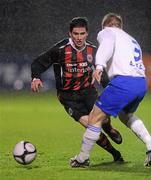 4 February 2010; Gareth McGlynn, Bohemians, in action against Shane O'Connell, Athlone Town. Pre-Season Friendly, Bohemians v Athlone Town, Dalymount Park, Dublin. Picture credit: Brian Lawless / SPORTSFILE