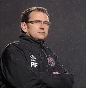 4 February 2010; Bohemians manager Pat Fenlon watches on during the match. Pre-Season Friendly, Bohemians v Athlone Town, Dalymount Park, Dublin. Picture credit: Brian Lawless / SPORTSFILE