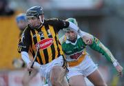 31 January 2010; Richie Hogan, Kilkenny, in action against Eanna Murphy, Offaly. Walsh Cup Quarter-Final, Offaly v Kilkenny, O'Connor Park, Tullamore, Co. Offaly. Picture credit: Brian Lawless / SPORTSFILE *** Local Caption ***
