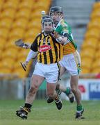 31 January 2010; Richie Hogan, Kilkenny, in action against Rory Hanniffy, Offaly. Walsh Cup Quarter-Final, Offaly v Kilkenny, O'Connor Park, Tullamore, Co. Offaly. Picture credit: Brian Lawless / SPORTSFILE *** Local Caption ***
