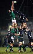5 February 2010; Devin Toner, Ireland Wolfhounds beats Scott Gray to this lineout ball against Scotland A. Friendly International, Ireland Wolfhounds v Scotland A, Ravenhill Park, Belfast, Co. Antrim. Picture credit: John Dickson / SPORTSFILE