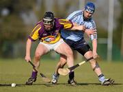 6 February 2010; Barry Kenny, Wexford, in action against Kevin Flynn, Dublin. Walsh Cup Semi-Final, Wexford v Dublin, Pairc Ui Siochan, Gorey, Co. Wexford. Picture credit: Daire Brennan / SPORTSFILE