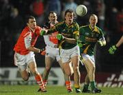 6 February 2010; James Macken, Meath, in action against Gareth Swift, Armagh. Allianz GAA Football National League, Division 2, Round 1, Meath v Armagh, Pairc Tailteann, Navan, Co. Meath. Picture credit: Pat Murphy / SPORTSFILE