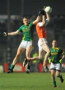 6 February 2010; Kieran Toner, Armagh, in action against Nigel Crawford, Meath. Allianz GAA Football National League, Division 2, Round 1, Meath v Armagh, Pairc Tailteann, Navan, Co. Meath. Picture credit: Pat Murphy / SPORTSFILE
