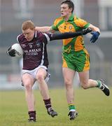 7 February 2010; Stephen Bracken, Westmeath, in action against Leo McLoone, Donegal. Allianz GAA Football National League, Division 2, Round 1, Westmeath v Donegal. Cusack Park, Mullingar, Co. Westmeath. Photo by Sportsfile